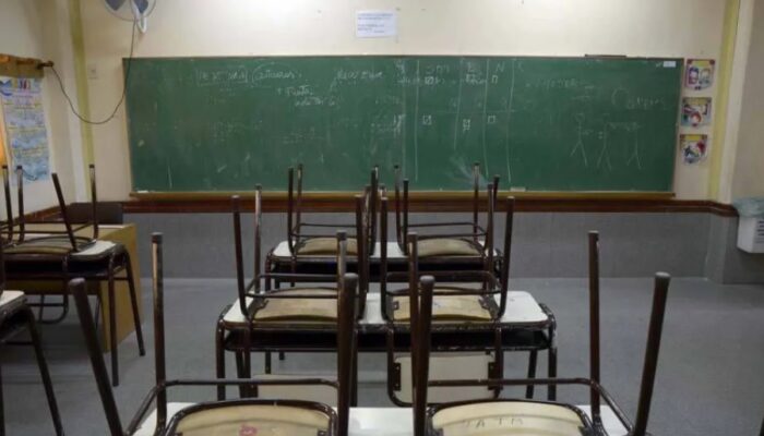 Los gremios confirman alto acatamiento al paro docente en Junín 1 aula